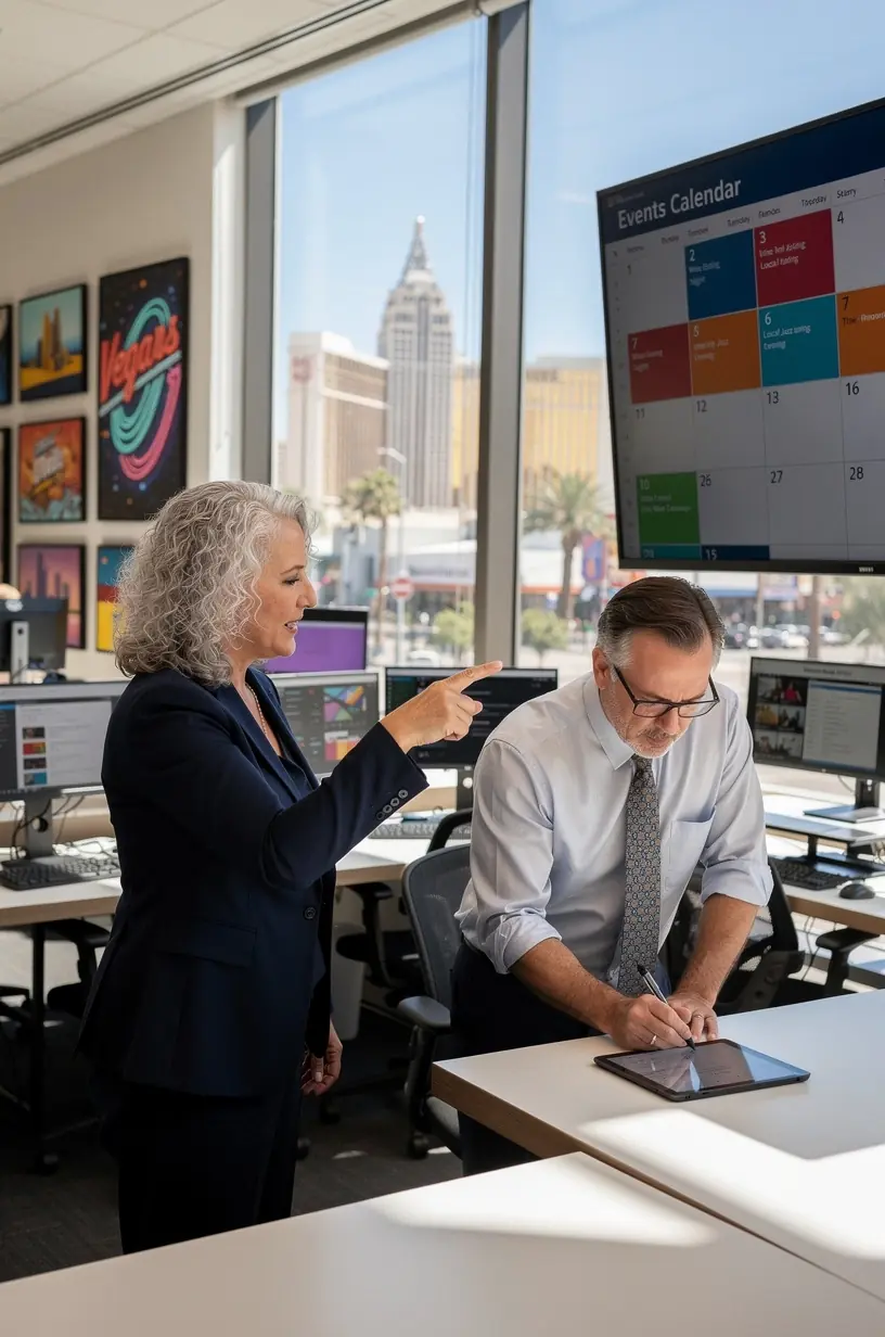 Modern office workspace